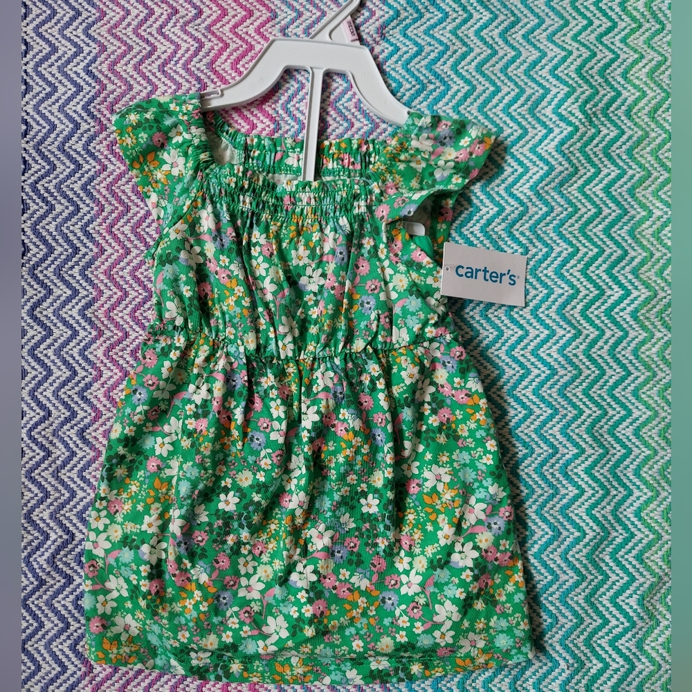 BNWT Carters 2pc Floral set 9M